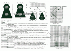 вязаные зимние платья