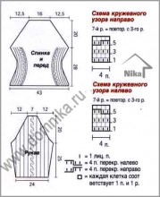 Кофточка реглан