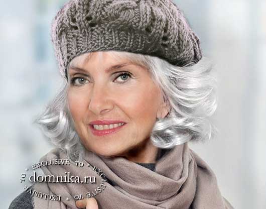 шапки и береты для дам пожилого возраста - новые модели на осень