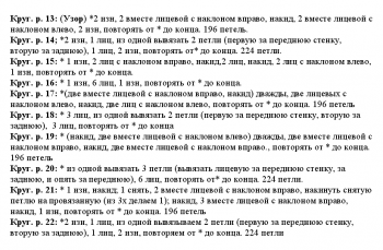 Стильный берет на осень описание вязания