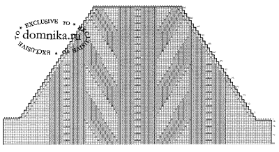 Джемпер реглан спицами снизу схема вязания