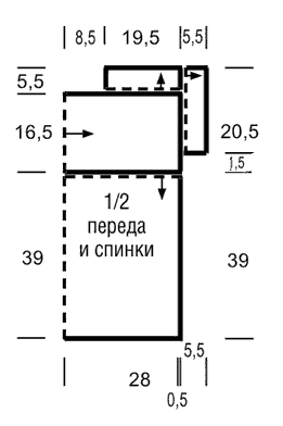 кофточка для полных женщин выкройка