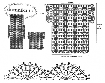 ажурная кофточка крючком