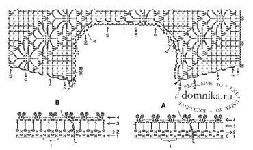 филейное вязание крючком схемы летних кофточек для женщин по азиатским схемам