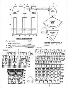 Женское вязаное пальто схемы
