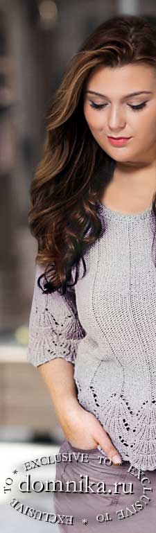 стильные женские пуловеры большого размера