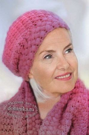 вязаные шапки для дам пожилого возраста старше 60 лет