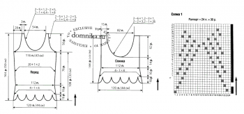 Летние кофточки майки топы схемы вязания