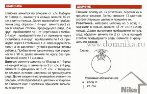 Схемы вязания детской шапочки