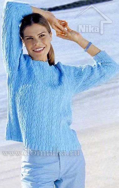 вязаный пуловер для женщин