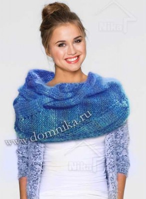 Вязаные шарфы - модные модели 2019 года