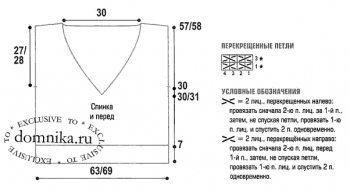Жилет спицами для пожилых женщин схема вязания