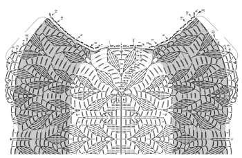 схема вязания безрукавки крючком для женщин