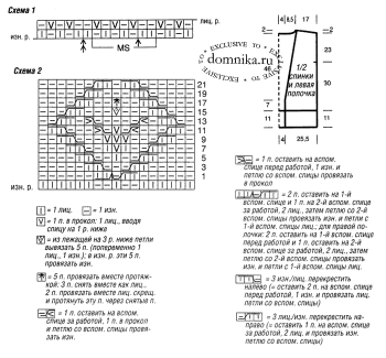 Жилет спицами для женщин схема вязания